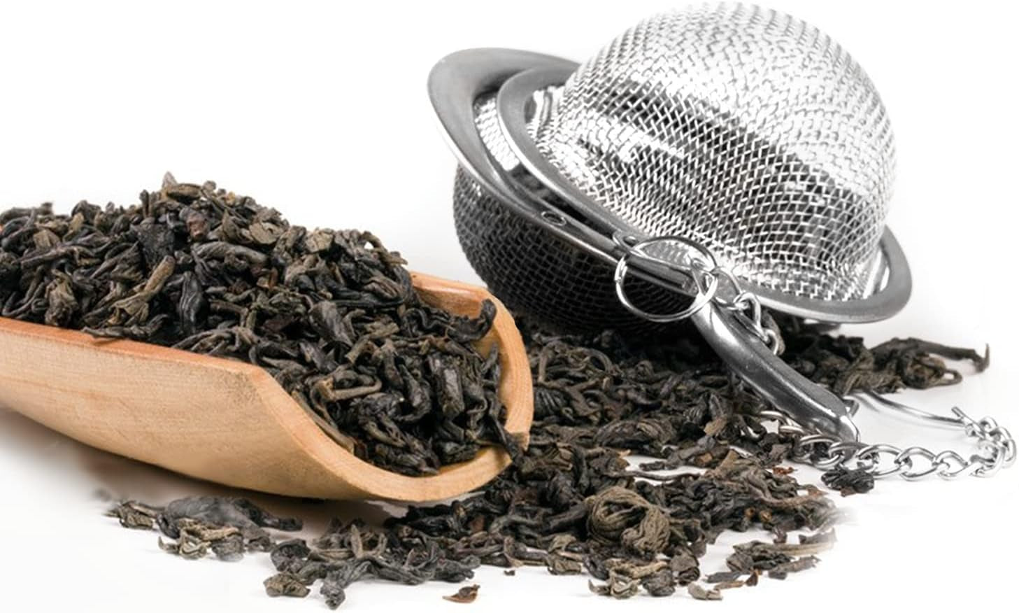 2Pcs Stainless Steel Mesh Tea Ball 2.1 Inch Tea Strainers Tea Infuser Strainer Filters for Tea