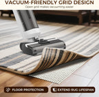 2 X 3 FT Rug Pad Gripper for Hardwood Floors, Non Slip Rug Pads for Area Rugs, Extra Thick under Rug Padding, Protect Your Rugs & Floors