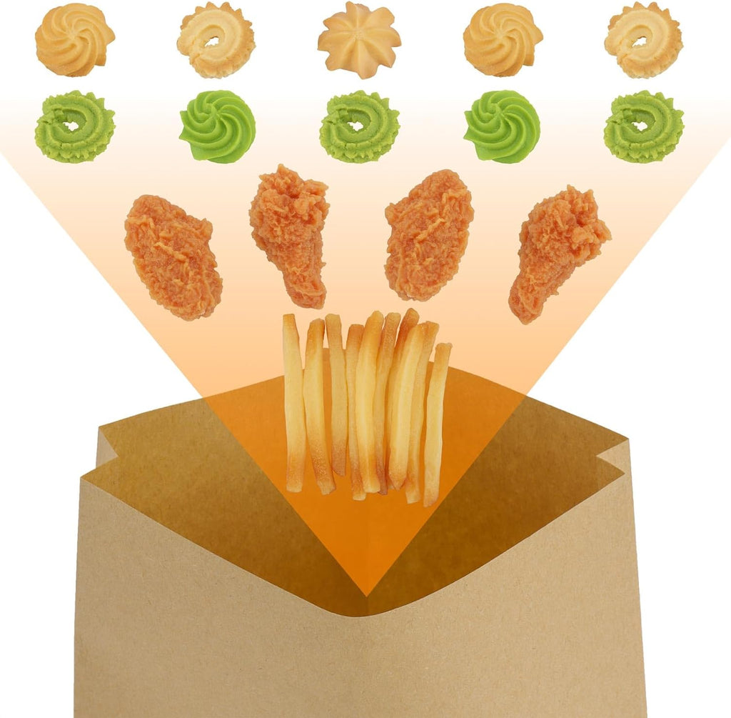 200 Pack Kraft Paper Sandwich & Cookie Bags, Greaseproof Pastry Bags for Snack, Treats, Bread, Baked Goods, Fries, Muffins (5.7X7 Inch)