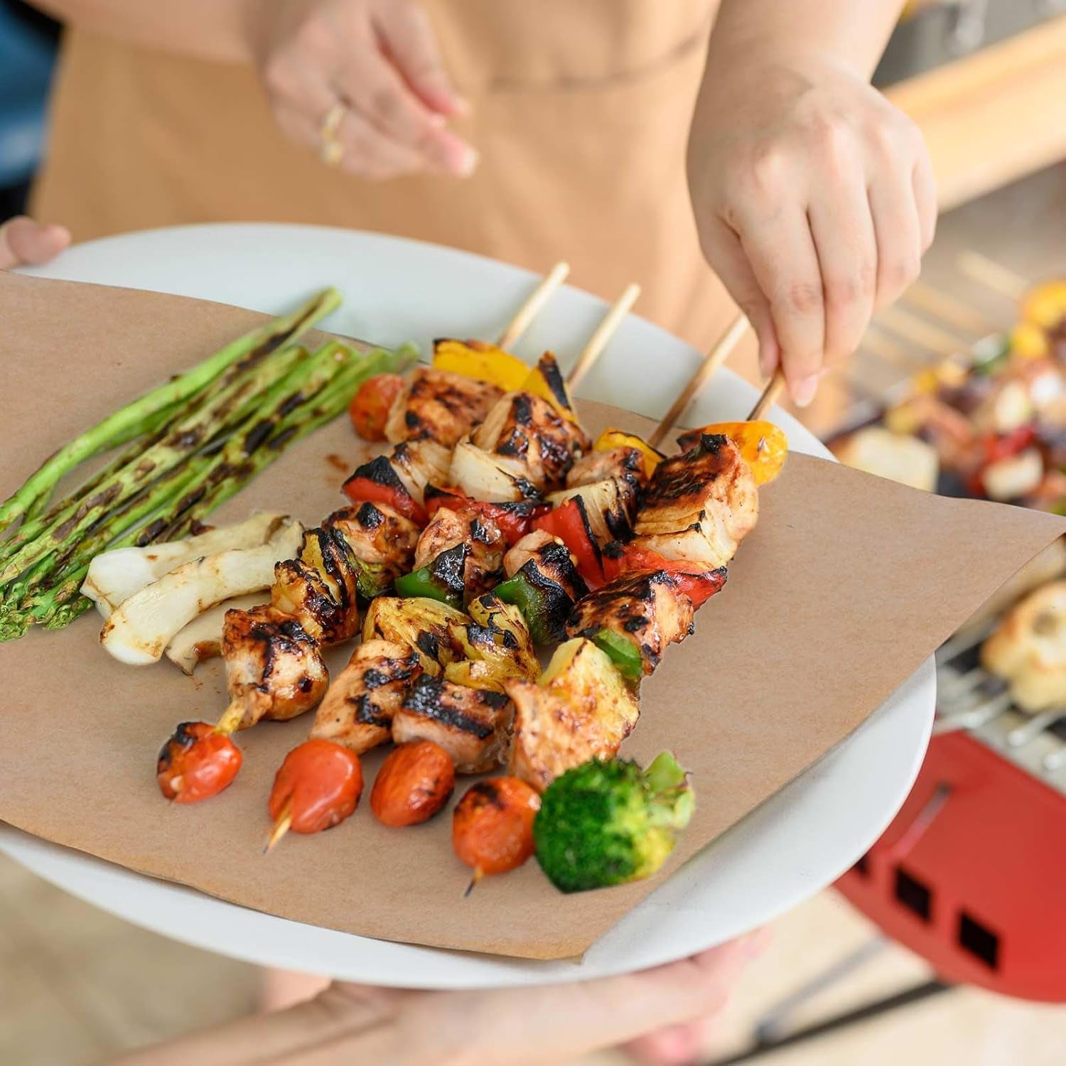 200 Pcs Thickened Deli Paper Sheets 11.8X12.5 Inch Sandwich Wrapping Paper Grease Proof Food Basket Liners