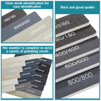 120 Pcs Sanding Sticks Include 30 Sanding Twigs 40 Polishing Sticks and 50 Matchsticks, Tools for Tight Spaces Modeling Tools for Plastic Models Wood Hobby Craft Art