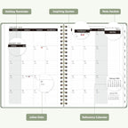 2026 Planner, Weekly and Monthly Calendar Academic Planner, Jan 2026 - Dec 2026, Planning Agenda Book for Desk Accessories and School Supplies - A5 (6.3'' X 8.5'')