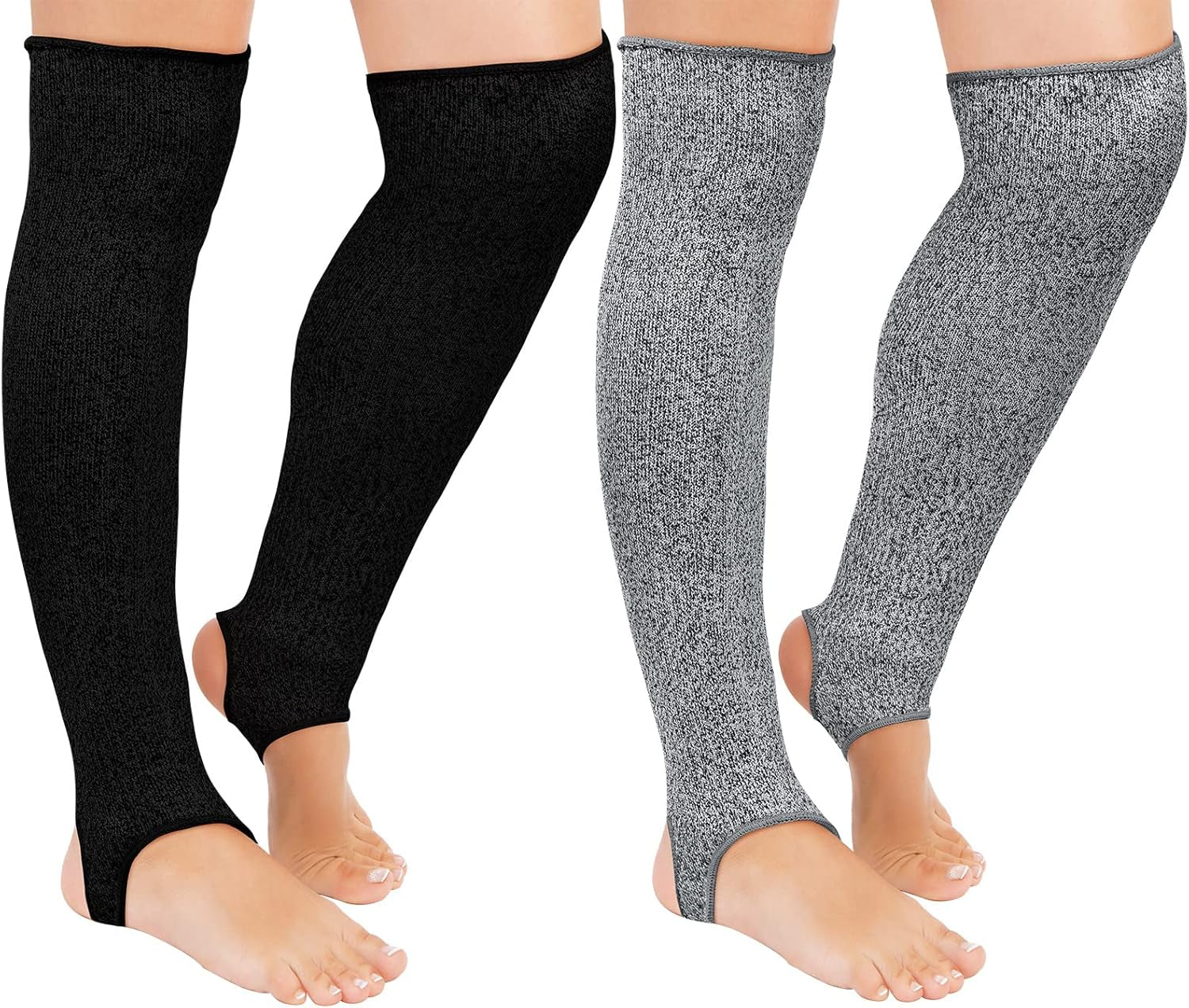 2 Pack Cut Resistant Leg Sleeves Protective Legs Safety Men Women Welding, Mowing, Construction