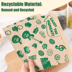 150PCS Paper Sandwich Bags, 8.1"X6.6" Small Greaseproof Snack Bags for Picnics, Food Storage, Bakery, Donuts