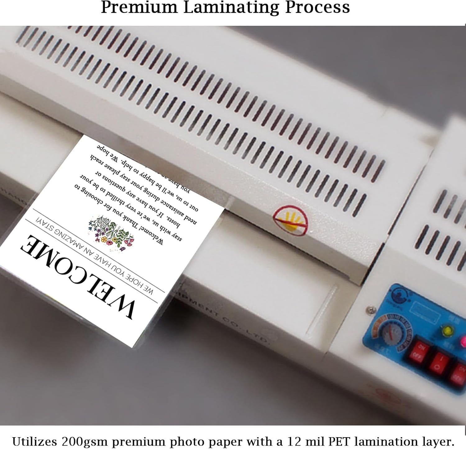 2 Pack Welcome Sign for Air Bnb Hosts, Feedback Supplies for Vacation Rental Guest Rooms, Air Bnb Essential VRBO Short-Term Rentals Executive Suites, Hotels(4" X 6")