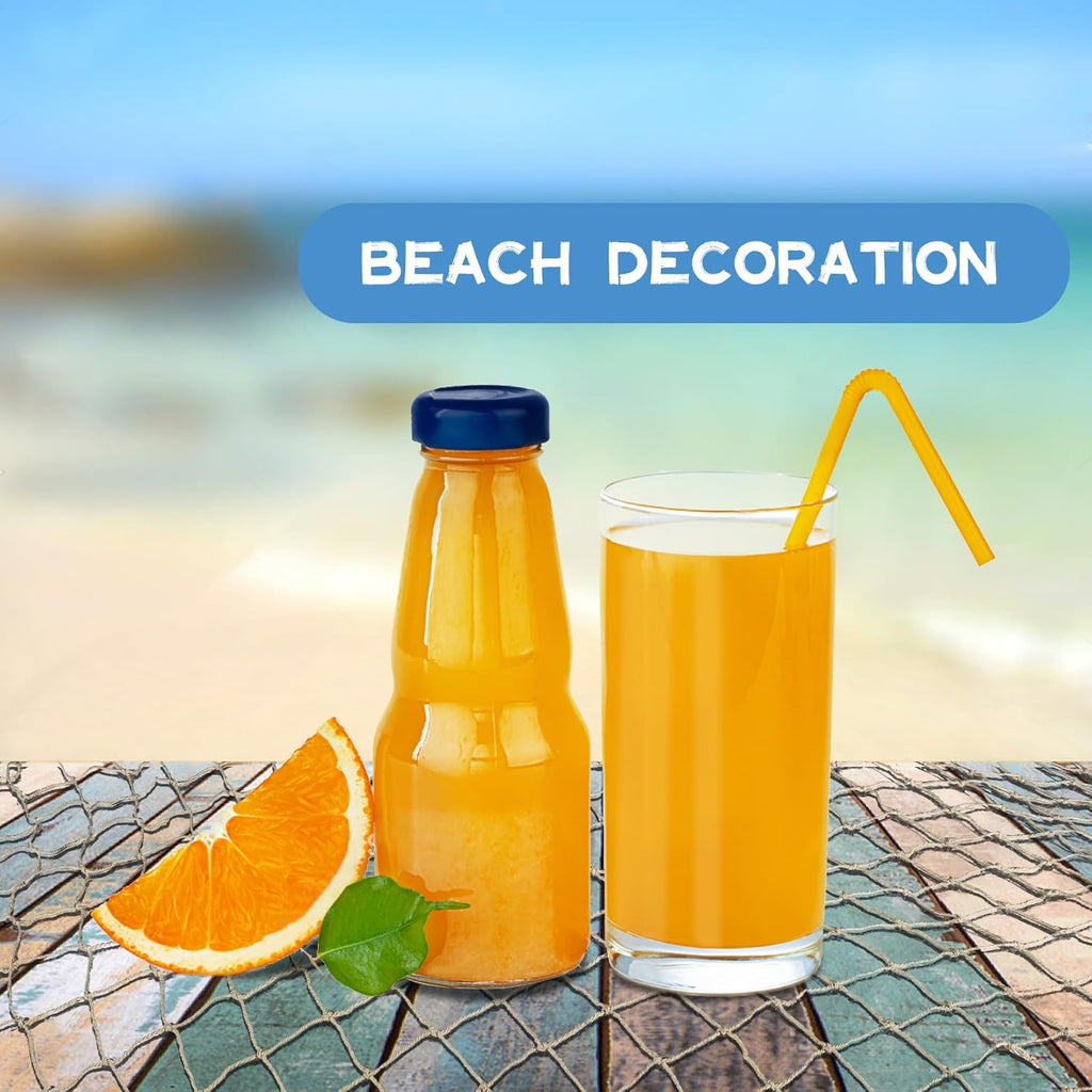 2PCS Fish Net Decorative - Fish Net Decorations Decorative Netting Nautical Fishnet Table Runner Nets Netting Fishnet Ocean Party Rope Decoration