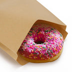 200 Pack Kraft Paper Sandwich & Cookie Bags, Greaseproof Pastry Bags for Snack, Treats, Bread, Baked Goods, Fries, Muffins (5.7X7 Inch)