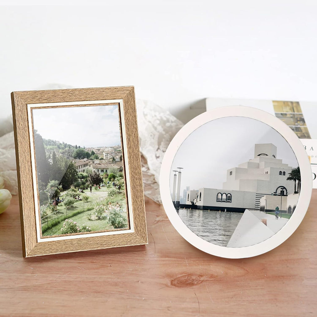 2Pcs Transparent Acrylic Sheet Circle - 6 Inch, 0.12" Thick Plexiglass Discs Panel, Clear Plastic round Blank Board for Picture Frame, Table Signs, Milestone Markers, Art Crafts, DIY Ornament