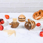 1000 Count Bamboo Toothpicks Barbecue, Fruits and Teeth Cleaning - round Double-Pointed Wooden Toothpicks, for Appetizers,Olives