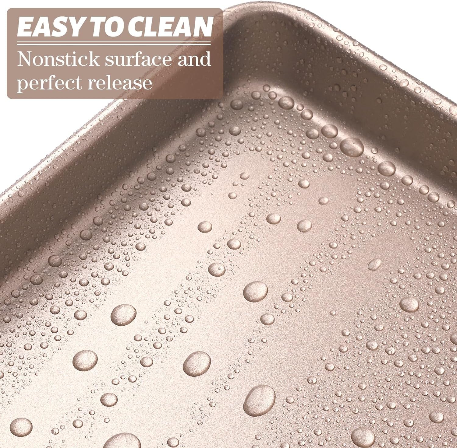 11 Inch Air Fryer Toaster Oven Tray, Set of 2 Nonstick Heavy Carbon Steel Toaster Cookie Sheets Baking Pan