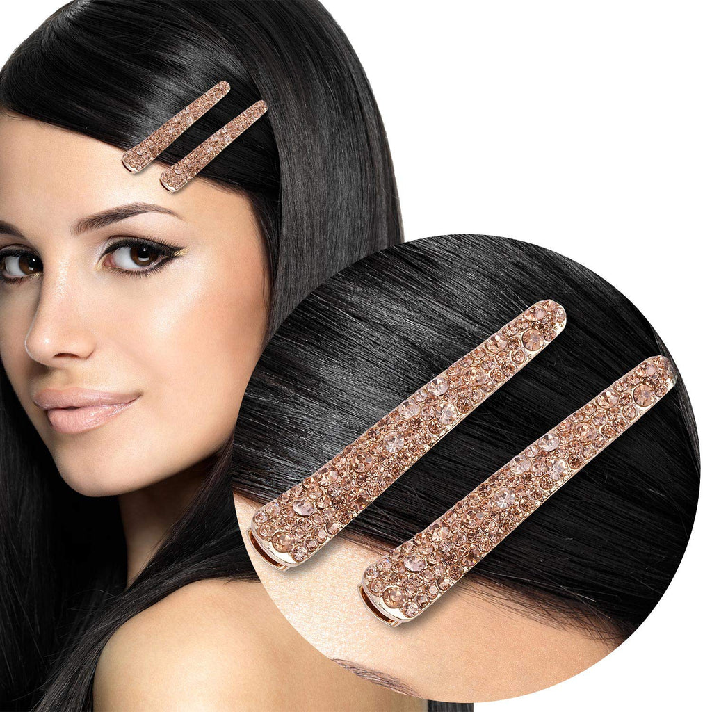 12 Pcs Rhinestone Alligator Hair Clips Fancy Crystal Duckbill Hair Clips for Women Girls Hair Styling Tools Accessories