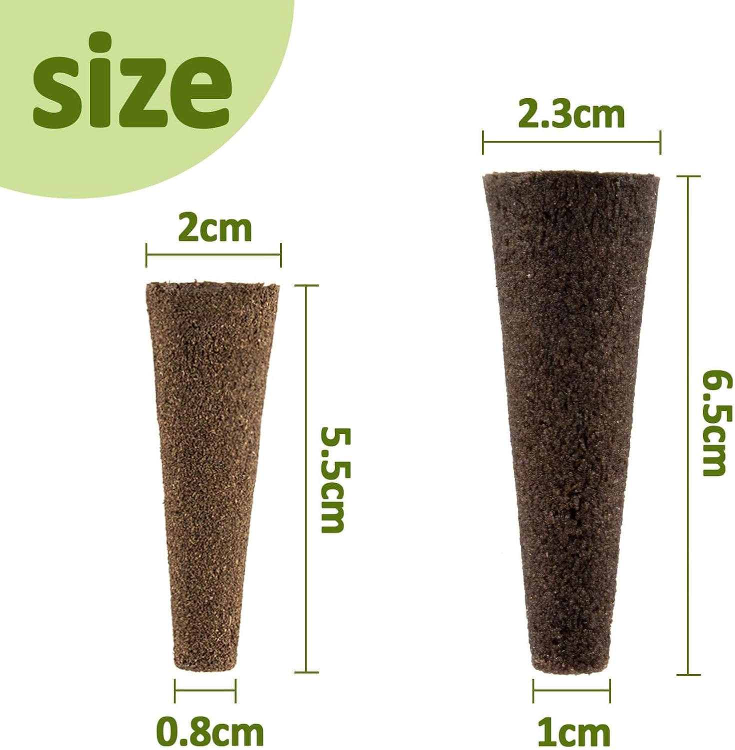 100 Grow Sponges for Hydroponics - Seed Pods for Garden Seed Starter Pods Growing System Plant for Seed Plugs Garden Cube Sponges Replacement