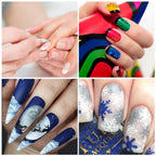 10PCS Nail Art Gel Carving Pen Acrylic Dotting Pen Rhinestone Handle Double-Ended Silicone Brushes for Design Nail Foil Carving Drawing and 3D Effect Shaping Drawing Dotting Tools