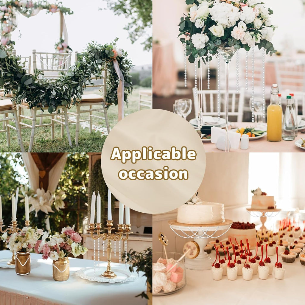 12 Pack Faux Pearl Necklace Bulk Long Pearl Women'S Jewelry 1920S White Pearl Party Favors Wedding Bridal Shower Tea Birthday Decorations