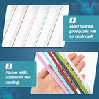 120 Pcs Sanding Sticks Include 30 Sanding Twigs 40 Polishing Sticks and 50 Matchsticks, Tools for Tight Spaces Modeling Tools for Plastic Models Wood Hobby Craft Art