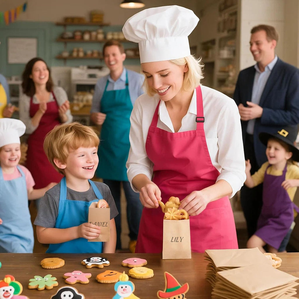 120 Pack Small Brown Kraft Paper Bags, 3 X 5 Inches Greaseproof Treat Bags Flat Envelopes for Snacks Cookies