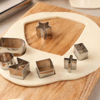 10Pcs Gingerbread House Cookie Cutters Set for Christmas Winter Holiday Baking and Decoration, Stainless Steel 3D Gingerbread House Kit for Kids Adults, Gift Package