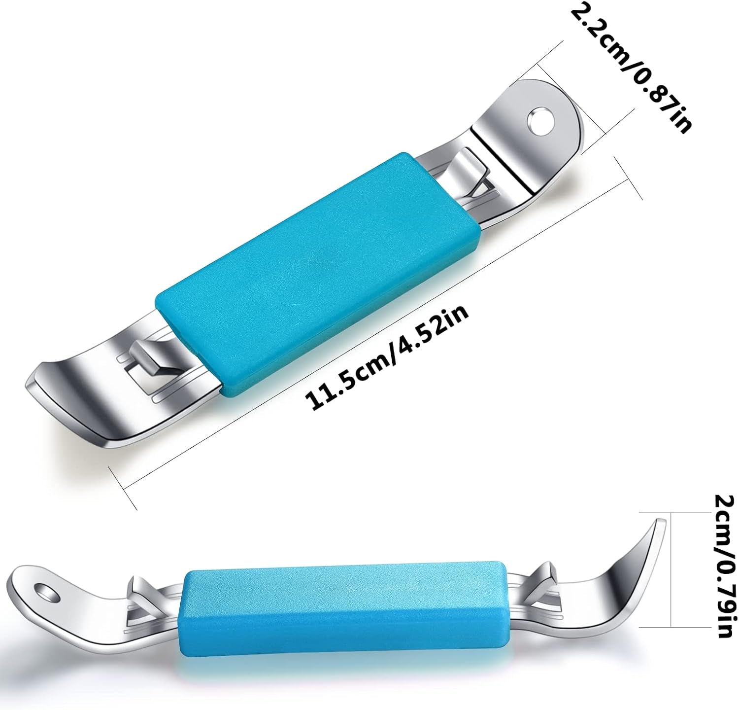 3 Pieces Magnetic Bottle Openers Can Opener Classic Beer Opener Stainless Steel Small Bottle Opener Can Tapper with Magnet for Camping and Traveling  (Black Blue Fuchsia)