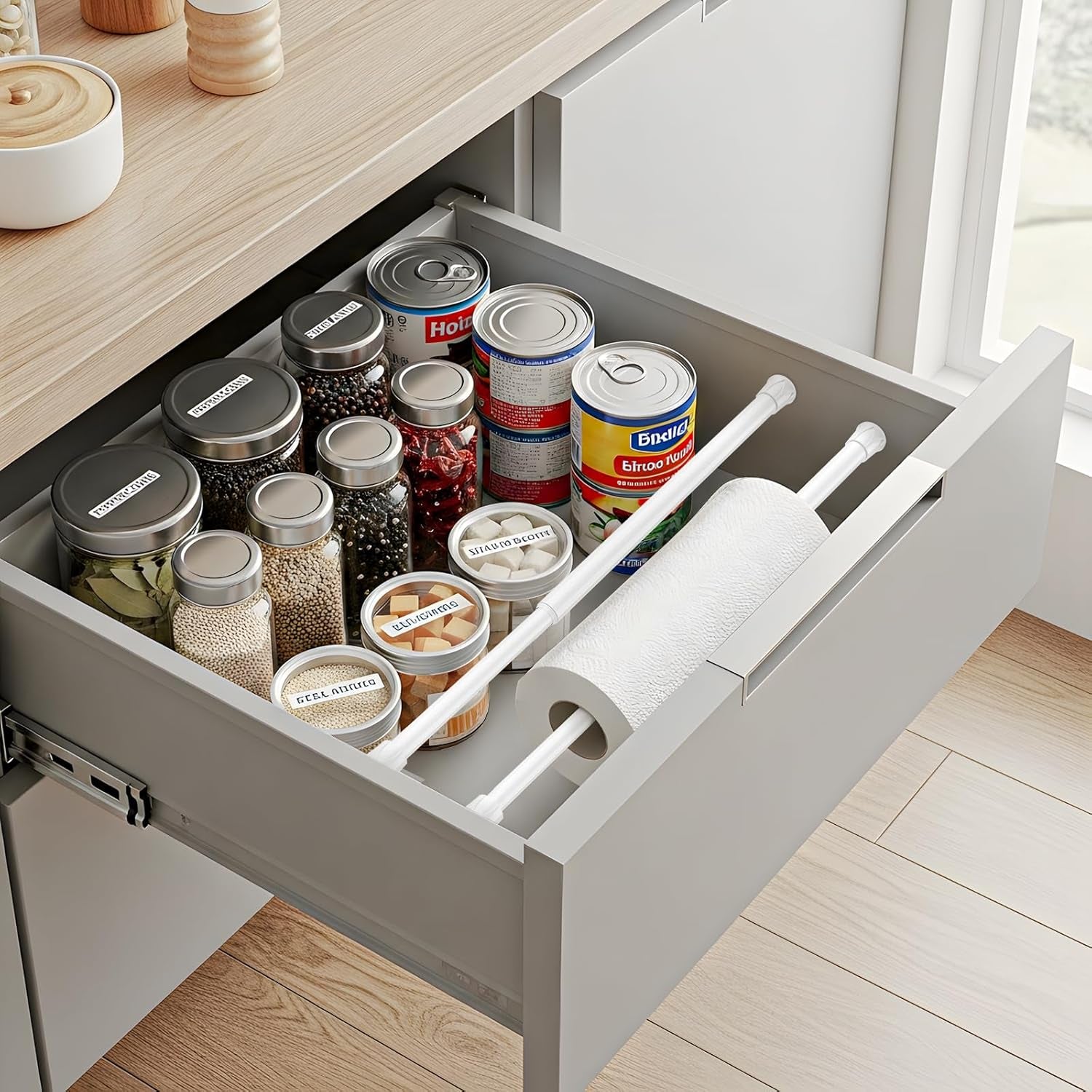 2PCS Small Tension Curtain Rod 8 to 12.5Inch,White Thin Short Curtain Rods No Drilling,Slim Spring Curtain Rods for Cupboard,Closet,Door,Bookshelf