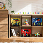 3 Pack Comic Book Storage Hero Themed Basket Large Gifts for Laundry Hamper Basket for Kids Room Nursery Collapsible Toy Clothes Storage Collection Bin(City,Rectangle)